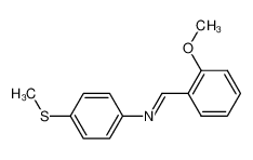 1-(2-methoxyphenyl)-N-[4-(methylsulfanyl)phenyl]methanimine CAS:19859-98-4 manufacturer & supplier