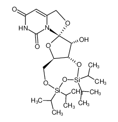 7-Hydroxy-6,6a,9,9a-tetrahydro-2,2,4,4-tetrakis(1-methylethyl)-[6aR,7a,8a,9ab]-spiro[8H-furo[3,2-f]-1,3,5,2,4-trioxadisilocin-8,3'-[3H]oxazolo[3,4-c]pyrimidine]-5',7'(1'H,6'H)-dione CAS:198622-36-5 manufacturer & supplier