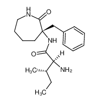 (2S,3S)-2-Amino-3-methyl-pentanoic acid ((S)-3-benzyl-2-oxo-azepan-3-yl)-amide CAS:198622-54-7 manufacturer & supplier