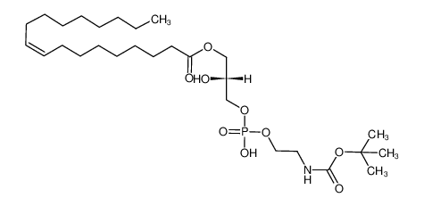 (Z)-Octadec-9-enoic acid (R)-3-[(2-tert-butoxycarbonylamino-ethoxy)-hydroxy-phosphoryloxy]-2-hydroxy-propyl ester CAS:198624-42-9 manufacturer & supplier