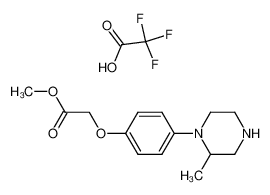 1-(4-Methoxycarbonylmethyloxyphenyl)-2-methylpiperazine trifluoracetate CAS:198627-62-2 manufacturer & supplier