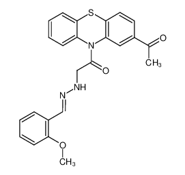 1-(2-Acetyl-phenothiazin-10-yl)-2-{N'-[1-(2-methoxy-phenyl)-meth-(Z)-ylidene]-hydrazino}-ethanone CAS:198632-19-8 manufacturer & supplier