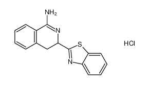 3-(benzo[d]thiazol-2-yl)-3,4-dihydroisoquinolin-1-amine hydrochloride CAS:198633-34-0 manufacturer & supplier