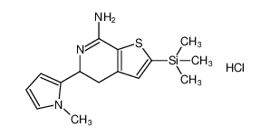 5-(1-methyl-1H-pyrrol-2-yl)-2-(trimethylsilyl)-4,5-dihydrothieno[2,3-c]pyridin-7-amine hydrochloride CAS:198634-73-0 manufacturer & supplier