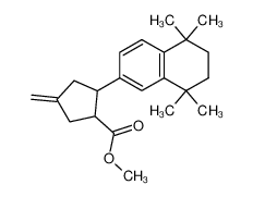 4-Methylene-2-(5,5,8,8-tetramethyl-5,6,7,8-tetrahydro-naphthalen-2-yl)-cyclopentanecarboxylic acid methyl ester CAS:198637-10-4 manufacturer & supplier