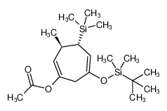 rel-(3R,4S)-6-((tert-butyldimethylsilyl)oxy)-3-methyl-4-(trimethylsilyl)cyclohepta-1,5-dien-1-yl acetate CAS:198642-25-0 manufacturer & supplier