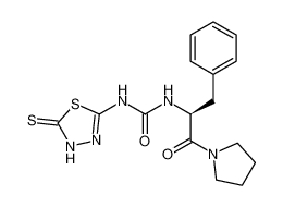 (S)-1-(1-oxo-3-phenyl-1-(pyrrolidin-1-yl)propan-2-yl)-3-(5-thioxo-4,5-dihydro-1,3,4-thiadiazol-2-yl)urea CAS:198700-95-7 manufacturer & supplier