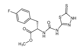 (S)-3-(4-Fluoro-phenyl)-2-[3-(5-thioxo-4,5-dihydro-[1,3,4]thiadiazol-2-yl)-ureido]-propionic acid methyl ester CAS:198701-49-4 manufacturer & supplier