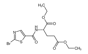 N-(2-bromo-5-thiazolylcarbonyl)-L-glutamic acid diethyl ester CAS:198703-25-2 manufacturer & supplier