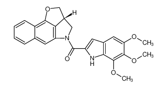 (S)-(2a,3-dihydrobenzo[f]furo[4,3,2-cd]indol-4(2H)-yl)(5,6,7-trimethoxy-1H-indol-2-yl)methanone CAS:198709-28-3 manufacturer & supplier