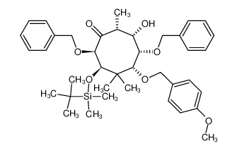 (2R,3R,5R,6S,7S,8R)-2,6-bis(benzyloxy)-3-(t-butyldimethylsiloxy)-7-hydroxy-5-(4-methoxybenzyloxy)-4,4,8-trimethylcyclooctanone CAS:198711-92-1 manufacturer & supplier