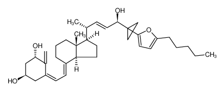 (5Z,7E,22E)-(1S,3R,24R)-25-(5-pentylfuran-2-yl)-26,27-cyclo-9,10-secocholesta-5,7,10(19),22-tetraene-1,3,24-triol CAS:198760-57-5 manufacturer & supplier