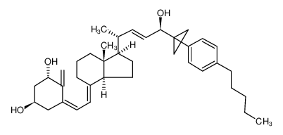 (5Z,7E,22E)-(1S,3R,24R)-25-(4-pentylphenyl)-26,27-cyclo-9,10-secocholesta-5,7,10(19),22-tetraene-1,3,24-triol CAS:198761-63-6 manufacturer & supplier