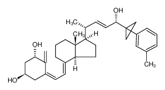 (5Z,7E,22E)-(1S,3R,24S)-25-(3-methylphenyl)-26,27-cyclo-9,10-secocholesta-5,7,10(19),22-tetraene-1,3,24-triol CAS:198761-66-9 manufacturer & supplier