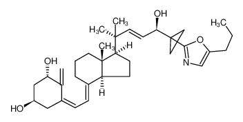 (5Z,7E,22E)-(1S,3R,24R)-20-methyl-25-(5-propyloxazol-2-yl)-26,27-cyclo-9,10-secocholesta-5,7,10(19),22-tetraene-1,3,24-triol CAS:198762-88-8 manufacturer & supplier