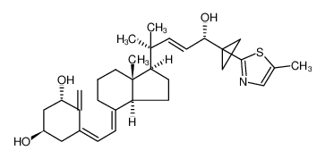 (5Z,7E,22E)-(1S,3R,24S)-20-methyl-25-(5-methylthiazol-2-yl)-26,27-cyclo-9,10-secocholesta-5,7,10(19),22-tetraene-1,3,24-triol CAS:198763-20-1 manufacturer & supplier