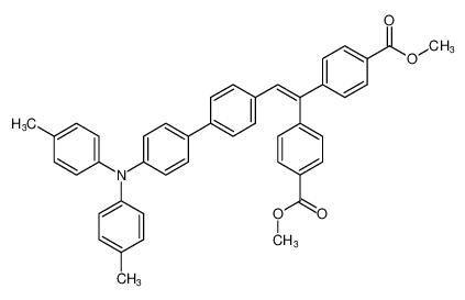 Benzoic acid,4,4'-[[4'-[bis(4-methylphenyl)amino][1,1'-biphenyl]-4-yl]ethenylidene]bis-,dimethyl ester CAS:198769-56-1 manufacturer & supplier