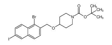 tert-butyl 4-((1-bromo-6-iodonaphthalen-2-yl)methoxy)piperidine-1-carboxylate CAS:198770-08-0 manufacturer & supplier