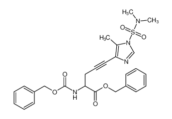 benzyl 2-(((benzyloxy)carbonyl)amino)-5-(1-(N,N-dimethylsulfamoyl)-5-methyl-1H-imidazol-4-yl)pent-4-ynoate CAS:198774-41-3 manufacturer & supplier