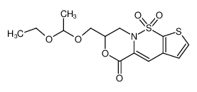 7-[(1-Ethoxyethoxy)methyl]-7,8-dihydro-5H-[1,4]oxazino[4,3-b]thieno[3,2-e]-1,2-thiazine-5-one 10,10-dioxide CAS:198774-69-5 manufacturer & supplier