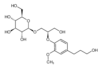 (R)-1-O-(β-D-glucopyranosyl)-2-[2-methoxy-4-(ω-hydroxypropyl)phenoxy]-propan-3-ol CAS:198817-97-9 manufacturer & supplier