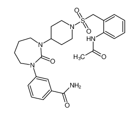 Benzamide,3-[3-[1-[[[2-(acetylamino)phenyl]methyl]sulfonyl]-4-piperidinyl]hexahydro-2-oxo-1H-1,3-diazepin-1-yl]- CAS:198823-61-9 manufacturer & supplier