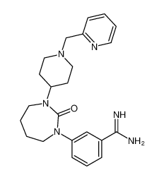 3-(2-oxo-3-(1-(pyridin-2-ylmethyl)piperidin-4-yl)-1,3-diazepan-1-yl)benzimidamide CAS:198824-35-0 manufacturer & supplier