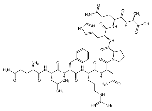 L-Alanine,L-glutaminyl-L-leucyl-L-phenylalanyl-L-arginyl-L-asparaginyl-L-prolyl-L-histidyl-L-glutaminyl- CAS:198887-89-7 manufacturer & supplier