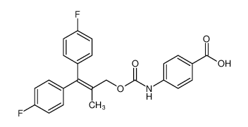 4-((((3,3-bis(4-fluorophenyl)-2-methylallyl)oxy)carbonyl)amino)benzoic acid CAS:198888-51-6 manufacturer & supplier