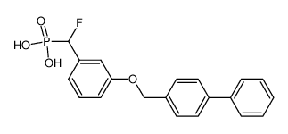 ((3-(Biphenyl-4-ylmethoxy)-phenyl)fluoromethyl)phosphonic acid CAS:198894-13-2 manufacturer & supplier