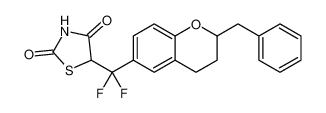 5-((2-benzylchroman-6-yl)difluoromethyl)thiazolidine-2,4-dione CAS:198894-27-8 manufacturer & supplier