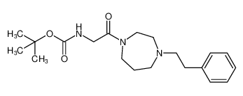 tert-butyl (2-oxo-2-(4-phenethyl-1,4-diazepan-1-yl)ethyl)carbamate CAS:198895-80-6 manufacturer & supplier