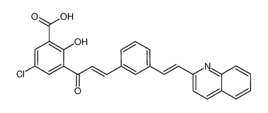 5-chloro-2-hydroxy-3-(3-(3-(2-(quinolin-2-yl)vinyl)phenyl)acryloyl)benzoic acid CAS:198902-15-7 manufacturer & supplier