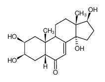 (2S,3R,5R,10R,13R,14R,17S)-2,3,14,17-Tetrahydroxy-10,13-dimethyl-1,2,3,4,5,9,10,11,12,13,14,15,16,17-tetradecahydro-cyclopenta[a]phenanthren-6-one CAS:19892-42-3 manufacturer & supplier