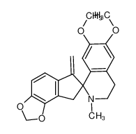 6',7'-dimethoxy-2'-methyl-6-methylene-6,8,3',4'-tetrahydro-2'H-spiro[indeno[4,5-d][1,3]dioxole-7,1'-isoquinoline] CAS:19893-94-8 manufacturer & supplier