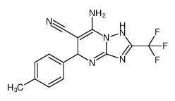 7-amino-5-(p-tolyl)-2-(trifluoromethyl)-1,5-dihydro-[1,2,4]triazolo[1,5-a]pyrimidine-6-carbonitrile CAS:198953-46-7 manufacturer & supplier