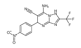 7-amino-5-(4-nitrophenyl)-2-(trifluoromethyl)-1,5-dihydro-[1,2,4]triazolo[1,5-a]pyrimidine-6-carbonitrile CAS:198953-49-0 manufacturer & supplier