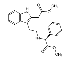 methyl (S)-2-((2-(2-(2-methoxy-2-oxoethyl)-1H-indol-3-yl)ethyl)amino)-2-phenylacetate CAS:198954-30-2 manufacturer & supplier