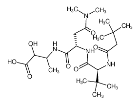 3-{(S)-2-[(S)-2-(3,3-Dimethyl-butyrylamino)-3,3-dimethyl-butyrylamino]-3-dimethylcarbamoyl-propionylamino}-2-hydroxy-butyric acid CAS:198955-66-7 manufacturer & supplier