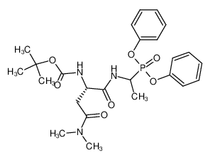 [1-((S)-2-tert-Butoxycarbonylamino-3-dimethylcarbamoyl-propionylamino)-ethyl]-phosphonic acid diphenyl ester CAS:198956-53-5 manufacturer & supplier