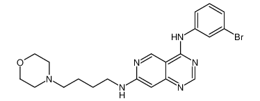 N4-(3-bromophenyl)-N7-(4-morpholinobutyl)pyrido[4,3-d]pyrimidine-4,7-diamine CAS:198956-98-8 manufacturer & supplier