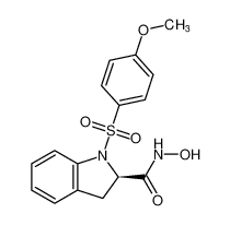 (R)-N-hydroxy-1-((4-methoxyphenyl)sulfonyl)indoline-2-carboxamide CAS:198957-31-2 manufacturer & supplier