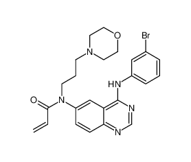 N-(4-((3-bromophenyl)amino)quinazolin-6-yl)-N-(3-morpholinopropyl)acrylamide CAS:198960-06-4 manufacturer & supplier