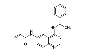 (S)-N-(4-((1-phenylethyl)amino)quinazolin-6-yl)acrylamide CAS:198960-54-2 manufacturer & supplier