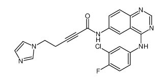 N-(4-((3-chloro-4-fluorophenyl)amino)quinazolin-6-yl)-5-(1H-imidazol-1-yl)pent-2-ynamide CAS:198961-34-1 manufacturer & supplier