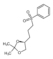 (S)-4-(3-Benzenesulfonyl-propyl)-2,2-dimethyl-[1,3]dioxolane CAS:198963-22-3 manufacturer & supplier