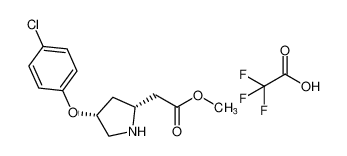 methyl 2-((2R,4R)-4-(4-chlorophenoxy)pyrrolidin-2-yl)acetate 2,2,2-trifluoroacetate CAS:198969-10-7 manufacturer & supplier