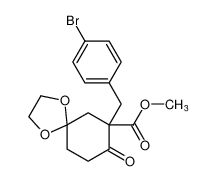 methyl 7-(4-bromobenzyl)-8-oxo-1,4-dioxaspiro[4.5]decane-7-carboxylate CAS:198980-64-2 manufacturer & supplier