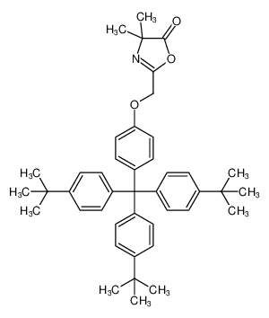 5(4H)-Oxazolone,4,4-dimethyl-2-[[4-[tris[4-(1,1-dimethylethyl)phenyl]methyl]phenoxy]methyl]- CAS:198981-03-2 manufacturer & supplier