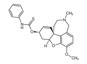 O-((4aS,6R,8aS)-3-methoxy-11-methyl-4a,5,9,10,11,12-hexahydro-6H-benzo[2,3]benzofuro[4,3-cd]azepin-6-yl) phenylcarbamothioate CAS:198987-80-3 manufacturer & supplier